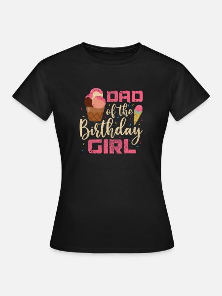 Eiscreme - Frauen T-Shirt - Schwarz