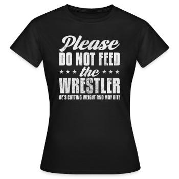 Wrestling - Frauen T-Shirt - Schwarz - Vorne - AI Model Female 172 dark (172cm)
