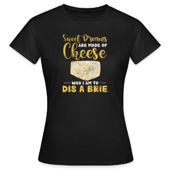 Fromage - T-shirt Femme - noir - Devant - AI Model Female 172 dark (172cm)