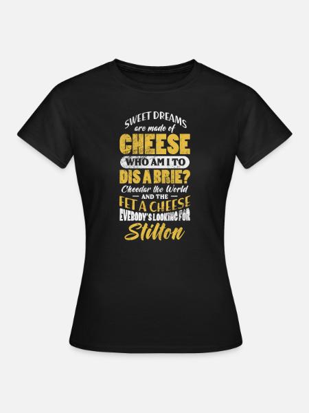 Käse - Frauen T-Shirt - Schwarz