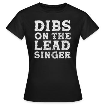 Singer - Women's T-Shirt - black - Front - AI Model Female 172 dark (172cm)