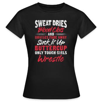 Wrestling - Frauen T-Shirt - Schwarz - Vorne - AI Model Female 172 dark (172cm)