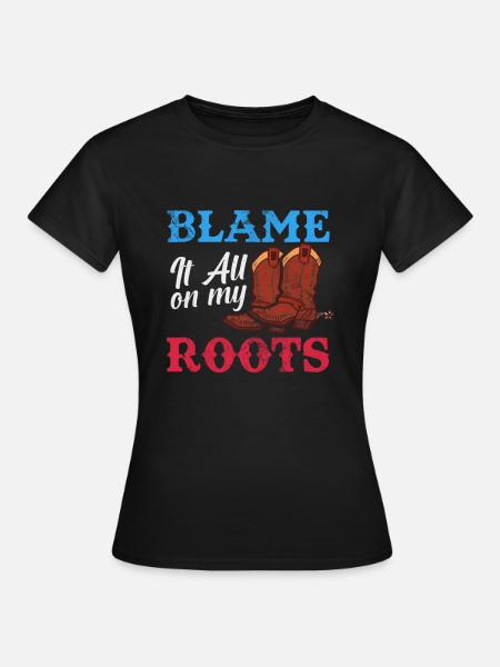 Country - Frauen T-Shirt - Schwarz