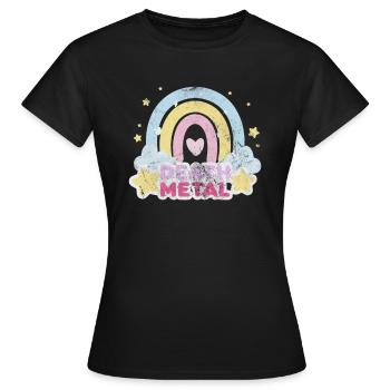 Death metal (death metal) - T-shirt Femme - noir - Devant - AI Model Female 172 dark (172cm)