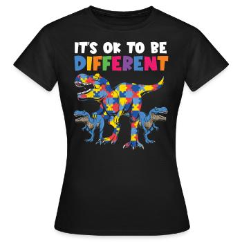 Autismus Awareness Day Autist Geschenk - Frauen T-Shirt - Schwarz - Vorne - AI Model Female 172 dark (172cm)