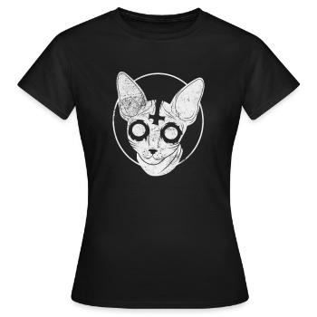 Death metal (death metal) - T-shirt Femme - noir - Devant - AI Model Female 172 dark (172cm)