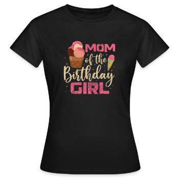 Eiscreme - Frauen T-Shirt - Schwarz - Vorne - AI Model Female 172 dark (172cm)