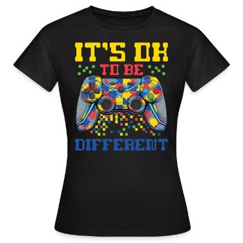 Autismus Awareness Day Autist Geschenk - Frauen T-Shirt - Schwarz - Vorne - AI Model Female 172 dark (172cm)