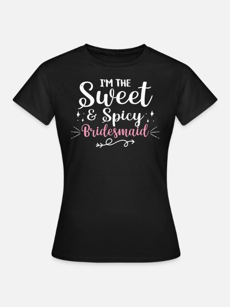 Junggesellin - Frauen T-Shirt - Schwarz