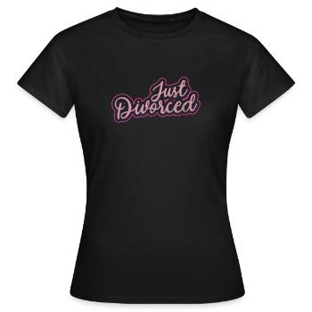 Scheidung - Frauen T-Shirt - Schwarz - Vorne - AI Model Female 172 dark (172cm)