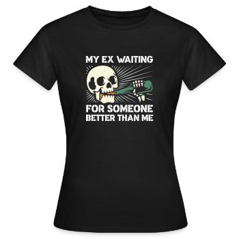 Scheidung Trennung Ende Beziehung Geschenk - Frauen T-Shirt - Schwarz - Vorne - AI Model Female 172 dark (172cm)