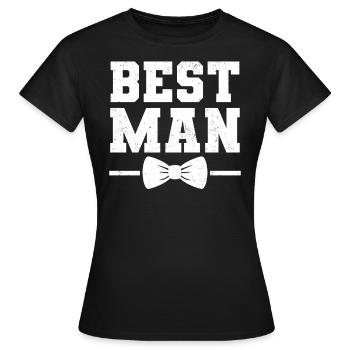 Bachelor Bachelor Party - Women's T-Shirt - black - Front - AI Model Female 172 dark (172cm)