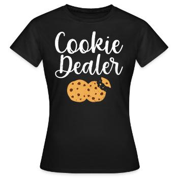 Baker - Women's T-Shirt - black - Front - AI Model Female 172 dark (172cm)