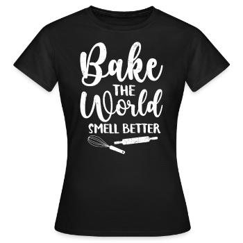 Baker - Women's T-Shirt - black - Front - AI Model Female 172 dark (172cm)