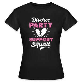 Divorce Separation End Relationship Gift - Women's T-Shirt - black - Front - AI Model Female 172 dark (172cm)
