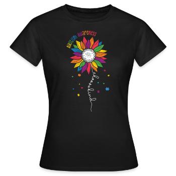 Autismus Awareness Day Autist Geschenk - Frauen T-Shirt - Schwarz - Vorne - AI Model Female 172 dark (172cm)