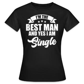 Bachelor Bachelor Party - Women's T-Shirt - black - Front - AI Model Female 172 dark (172cm)