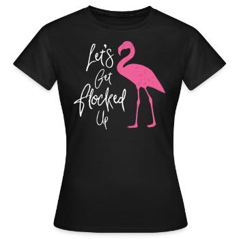 Junggesellin - Frauen T-Shirt - Schwarz - Vorne - AI Model Female 172 dark (172cm)