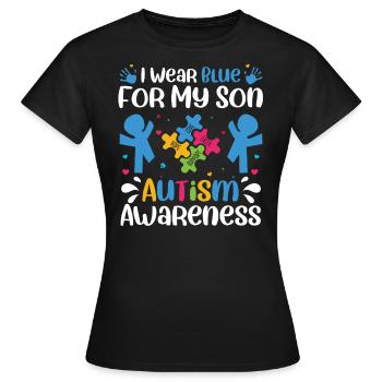 Autismus Awareness Day Autist Geschenk - Frauen T-Shirt - Schwarz - Vorne - AI Model Female 172 dark (172cm)