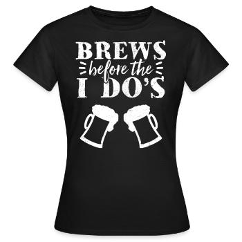Bachelor Bachelor Party - Women's T-Shirt - black - Front - AI Model Female 172 dark (172cm)