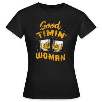 Pays - T-shirt Femme - noir - Devant - AI Model Female 172 dark (172cm)