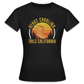 Cadeau de musique country country music - T-shirt Femme - noir - Devant - AI Model Female 172 dark (172cm)