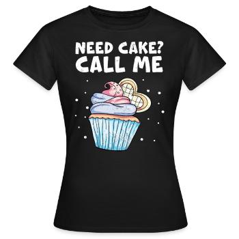 Cupcake - Frauen T-Shirt - Schwarz - Vorne - AI Model Female 172 dark (172cm)