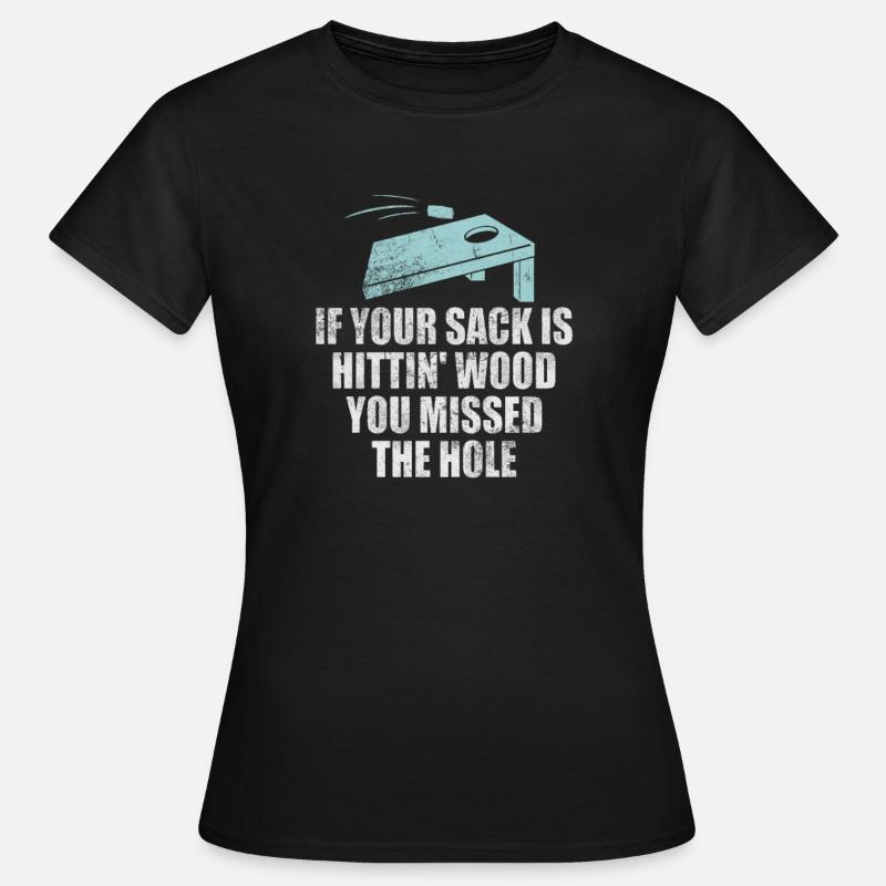 Cornhole - T-shirt Femme - noir