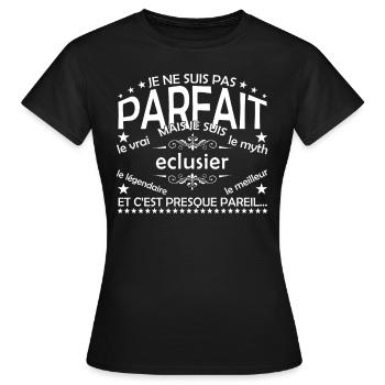 Lock the only Lock Keeper the real Lock Keeper - Women's T-Shirt - black - Front - AI Model Female 172 dark (172cm)