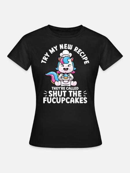 Cupcake - Frauen T-Shirt - Schwarz