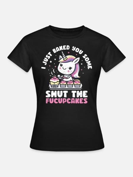 Cupcake - Frauen T-Shirt - Schwarz