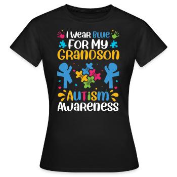 Autismus Awareness Day Autist Geschenk - Frauen T-Shirt - Schwarz - Vorne - AI Model Female 172 dark (172cm)