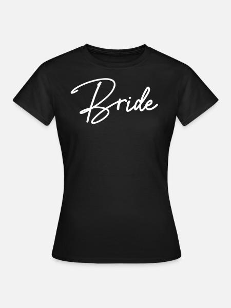 Junggesellin Jungesellinnenabschied Braut - T-shirt dam - svart