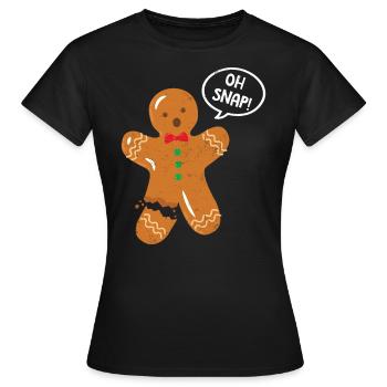 Baker - Women's T-Shirt - black - Front - AI Model Female 172 dark (172cm)