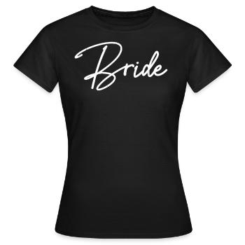 Junggesellin - Frauen T-Shirt - Schwarz - Vorne - AI Model Female 172 dark (172cm)