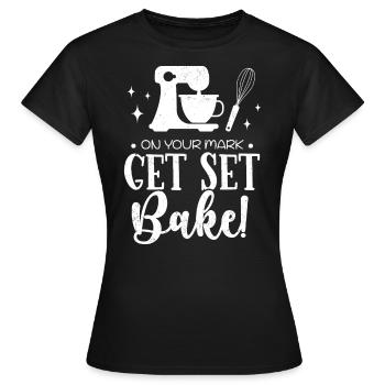 Baker - Women's T-Shirt - black - Front - AI Model Female 172 dark (172cm)