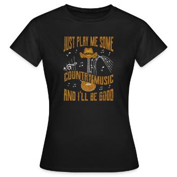 Pays - T-shirt Femme - noir - Devant - AI Model Female 172 dark (172cm)