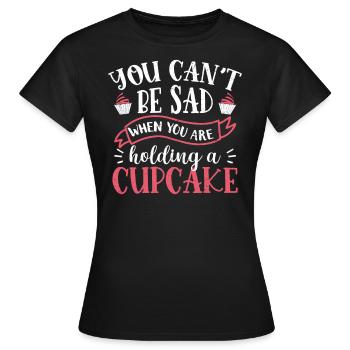 Cupcake - T-shirt Femme - noir - Devant - AI Model Female 172 dark (172cm)
