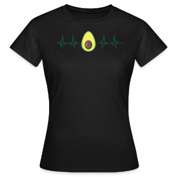Avocado - Frauen T-Shirt - Schwarz - Vorne - AI Model Female 172 dark (172cm)