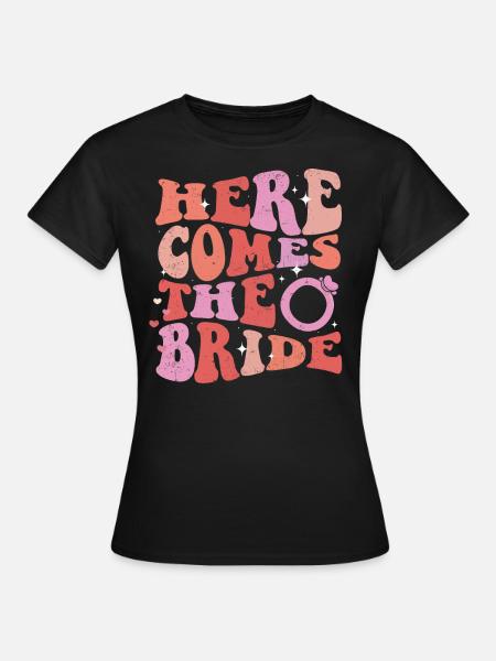 Junggesellin - Frauen T-Shirt - Schwarz