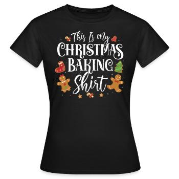 Baker - Women's T-Shirt - black - Front - AI Model Female 172 dark (172cm)