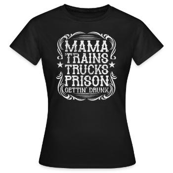 Pays - T-shirt Femme - noir - Devant - AI Model Female 172 dark (172cm)