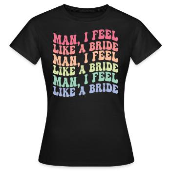 Bachelor Bachelor Party - Women's T-Shirt - black - Front - AI Model Female 172 dark (172cm)