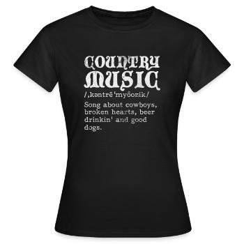 Pays - T-shirt Femme - noir - Devant - AI Model Female 172 dark (172cm)