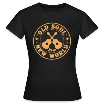 Cadeau de musique country country music - T-shirt Femme - noir - Devant - AI Model Female 172 dark (172cm)
