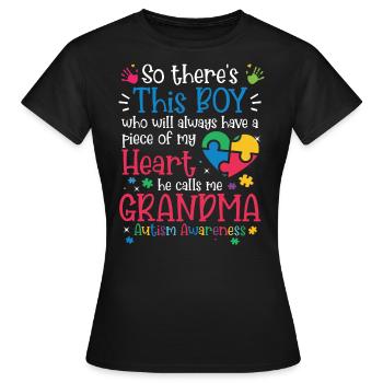 Autismus Awareness Day Autist Geschenk - Frauen T-Shirt - Schwarz - Vorne - AI Model Female 172 dark (172cm)