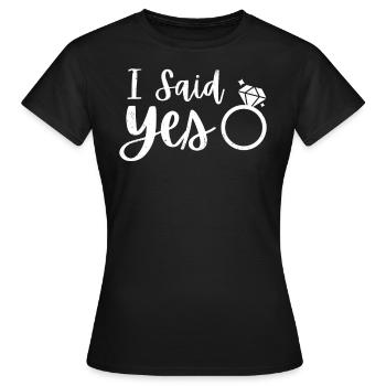 Bachelor Bachelor Party - Women's T-Shirt - black - Front - AI Model Female 172 dark (172cm)