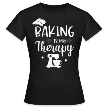 Baker - Women's T-Shirt - black - Front - AI Model Female 172 dark (172cm)