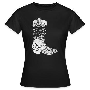Pays - T-shirt Femme - noir - Devant - AI Model Female 172 dark (172cm)