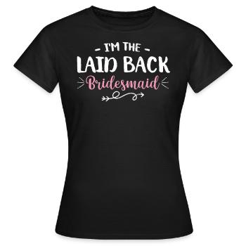 Junggesellin - Frauen T-Shirt - Schwarz - Vorne - AI Model Female 172 dark (172cm)